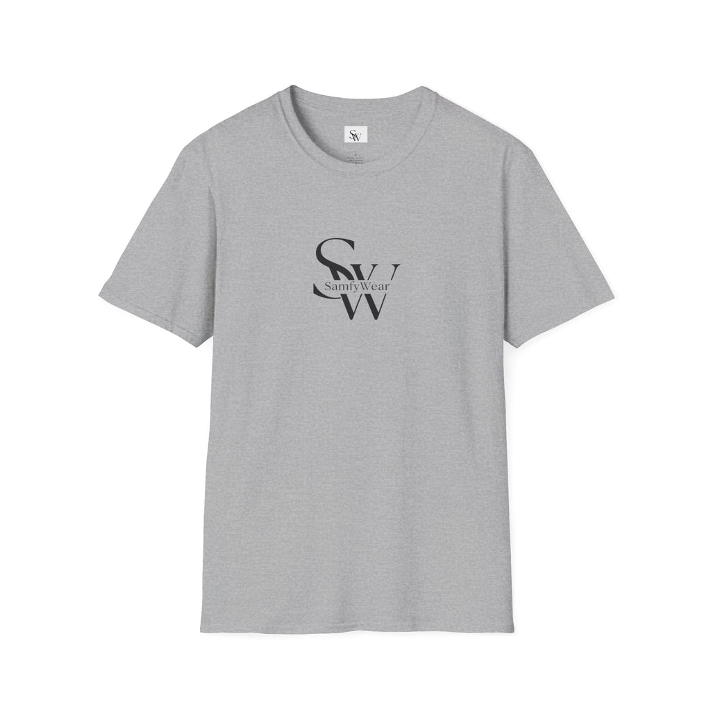 SamfyWear Minimal Logo T‑Shirt — Classic Monogram Tee