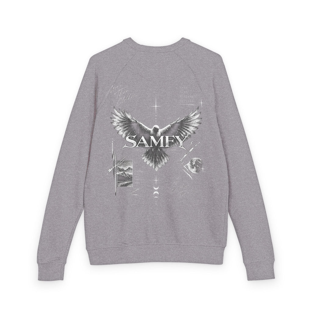 Samey Angel Wings Graphic Crewneck Sweatshirt