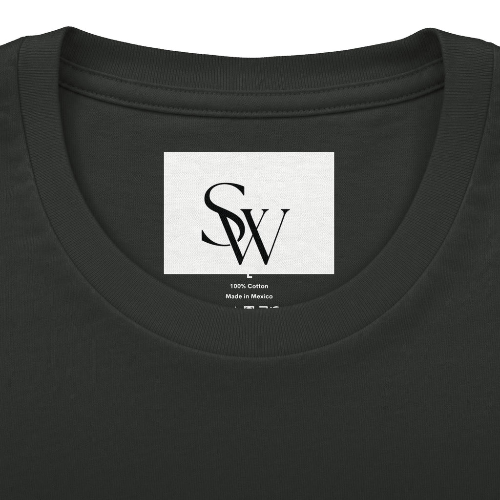 Samfy ‘Street Cred Over Credit’ Graphic Tee — Vintage Text Cotton Crew Shirt