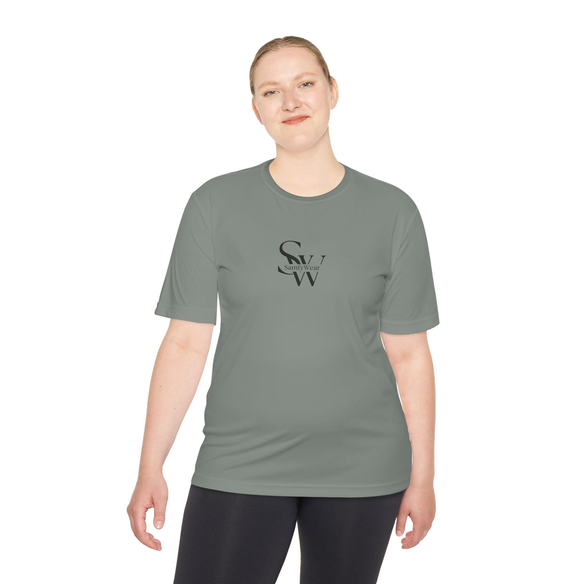 SW Logo Moisture-Wicking Tee — Minimalist Performance Shirt