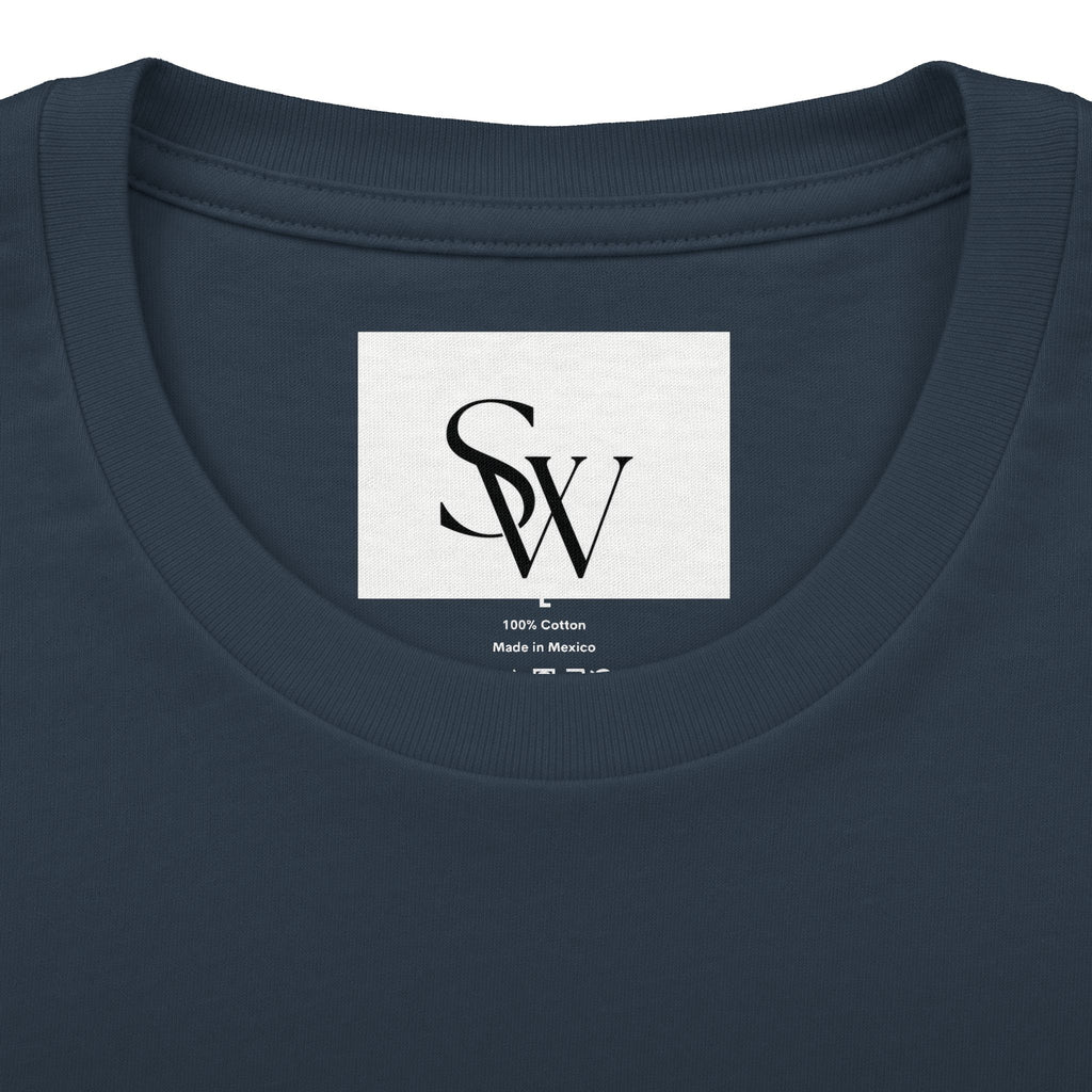 Samfy ‘Street Cred Over Credit’ Graphic Tee — Vintage Text Cotton Crew Shirt