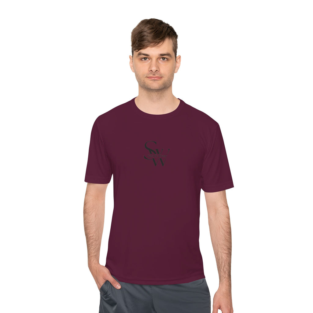 SW Logo Moisture-Wicking Tee — Minimalist Performance Shirt