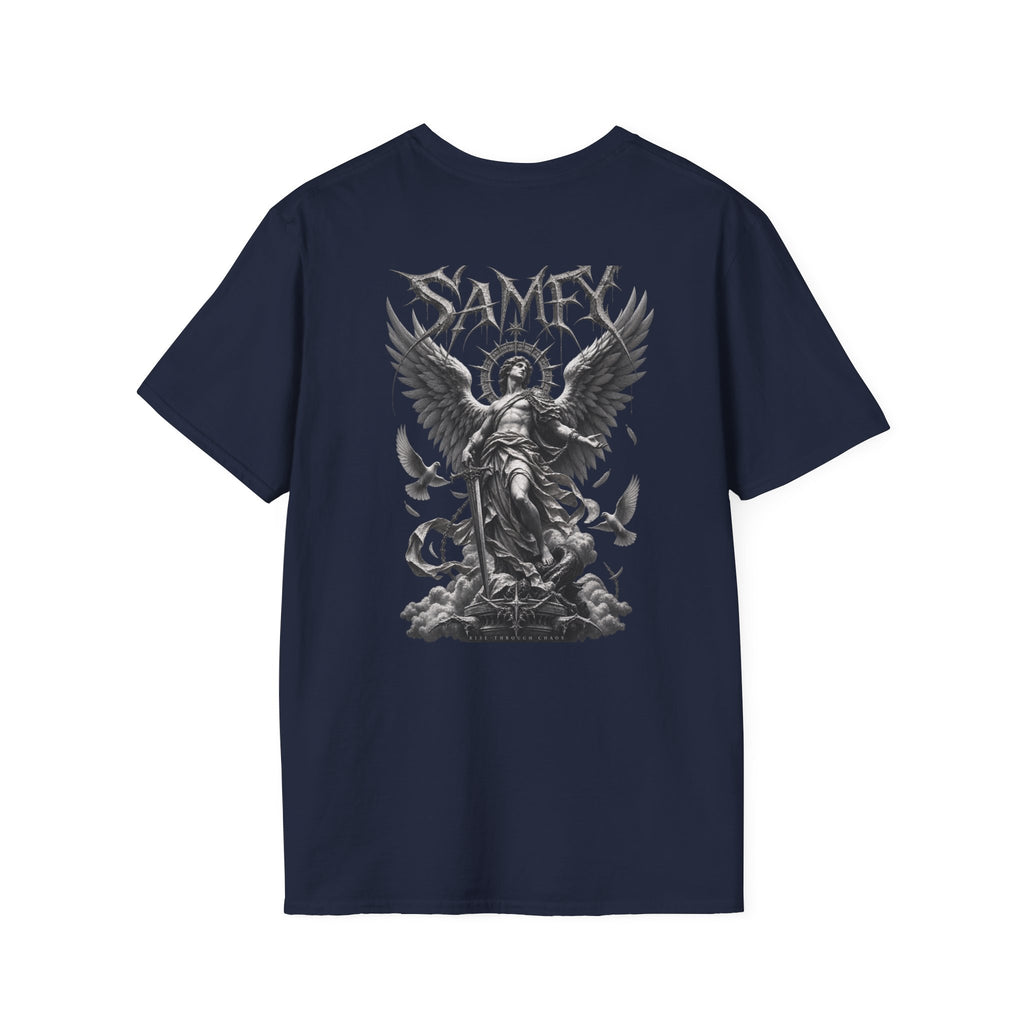 Sanity Wear Gothic Logo T‑Shirt — Edgy Streetwear Graphic Tee