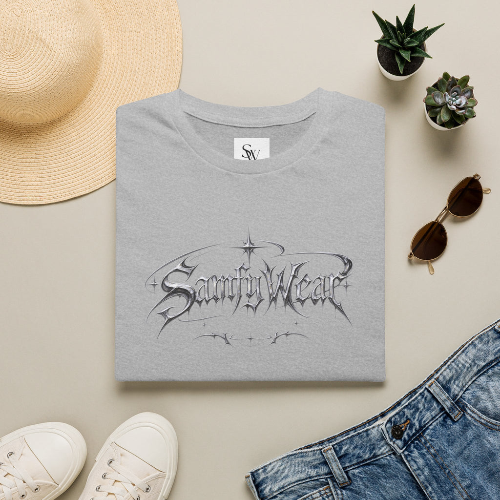 Sanity Wear Gothic Logo T‑Shirt — Edgy Streetwear Graphic Tee