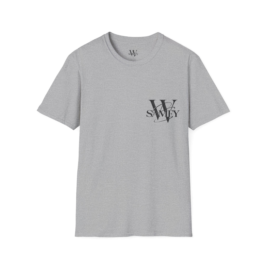 Minimal Monogram 'W' & 'SAMEY' Chest Logo T-Shirt