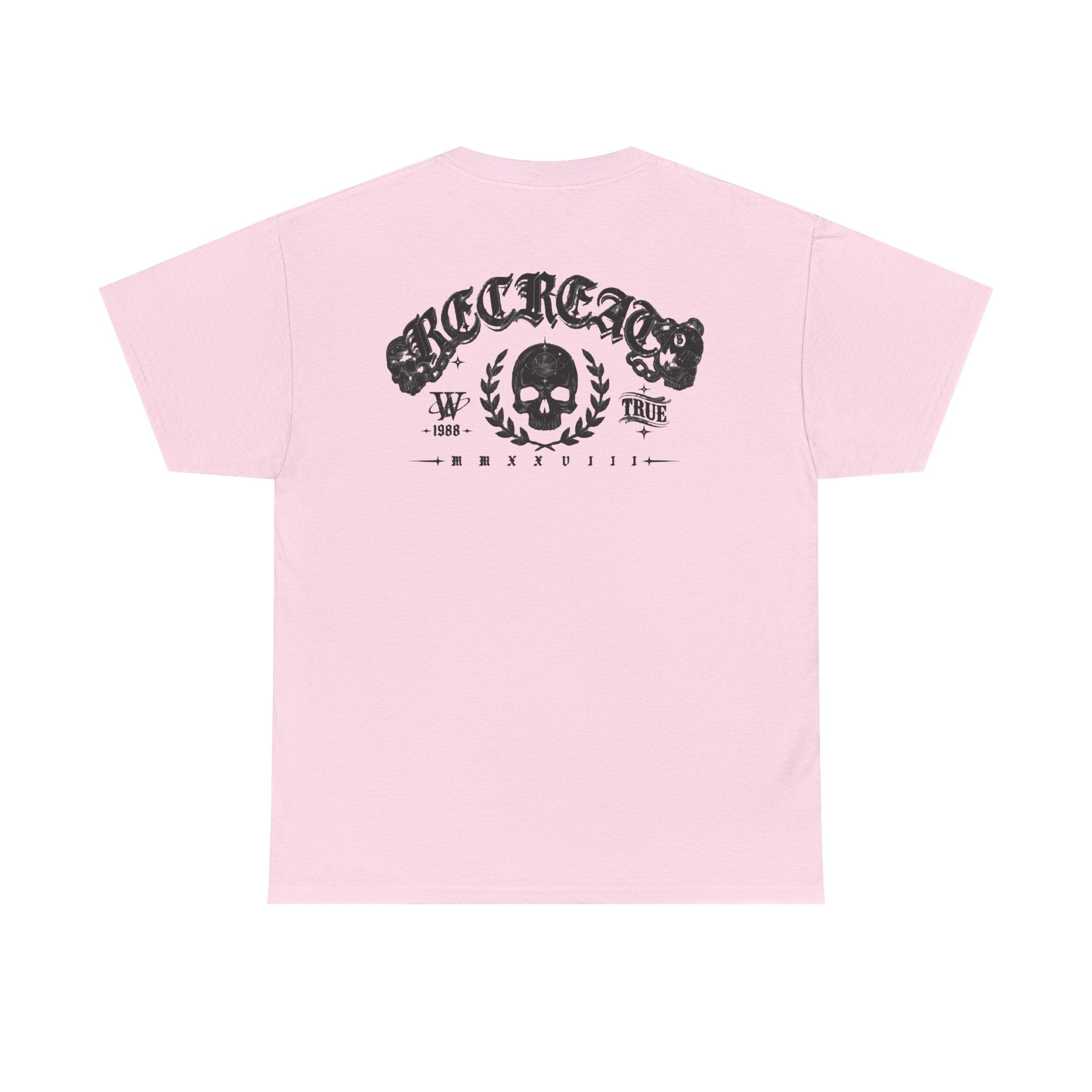 Skull Crest Tee — Vintage Gothic Graphic T-Shirt