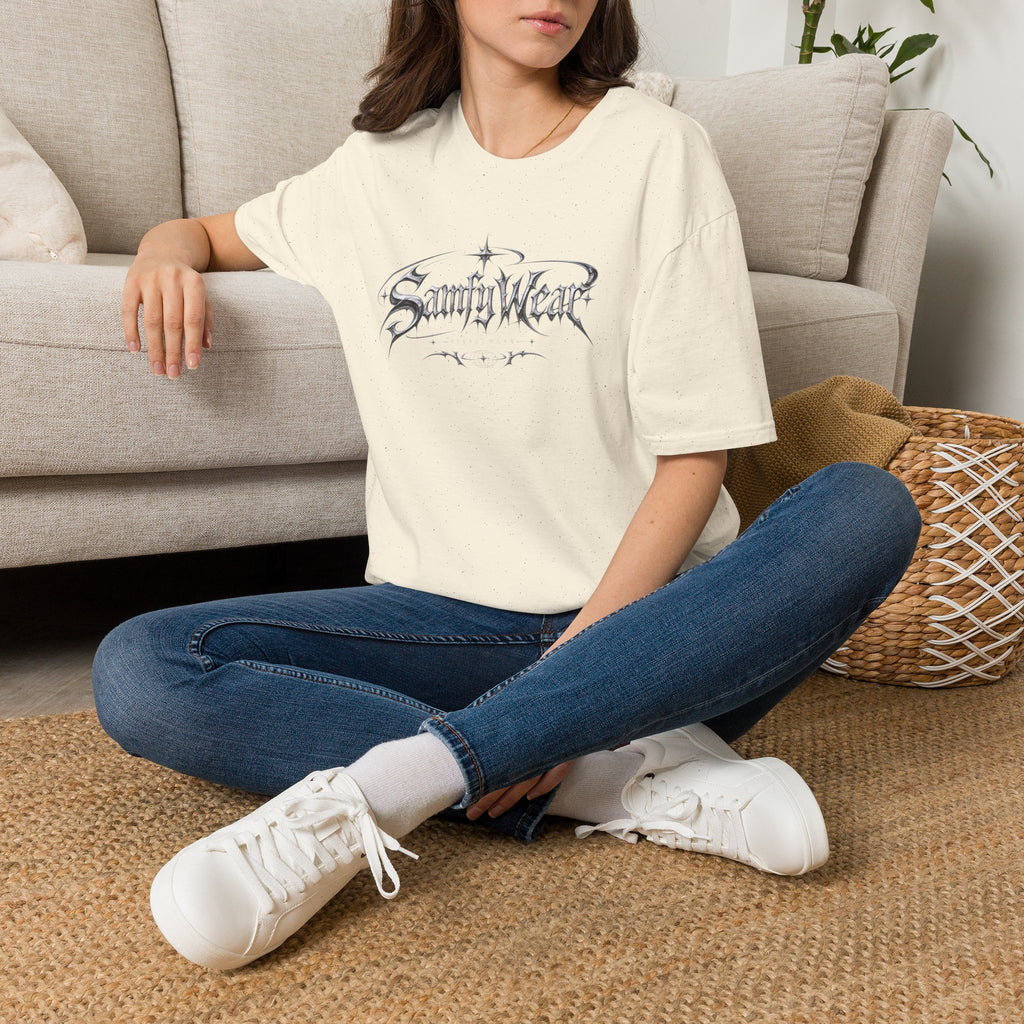 Sanity Wear Gothic Logo T‑Shirt — Edgy Streetwear Graphic Tee