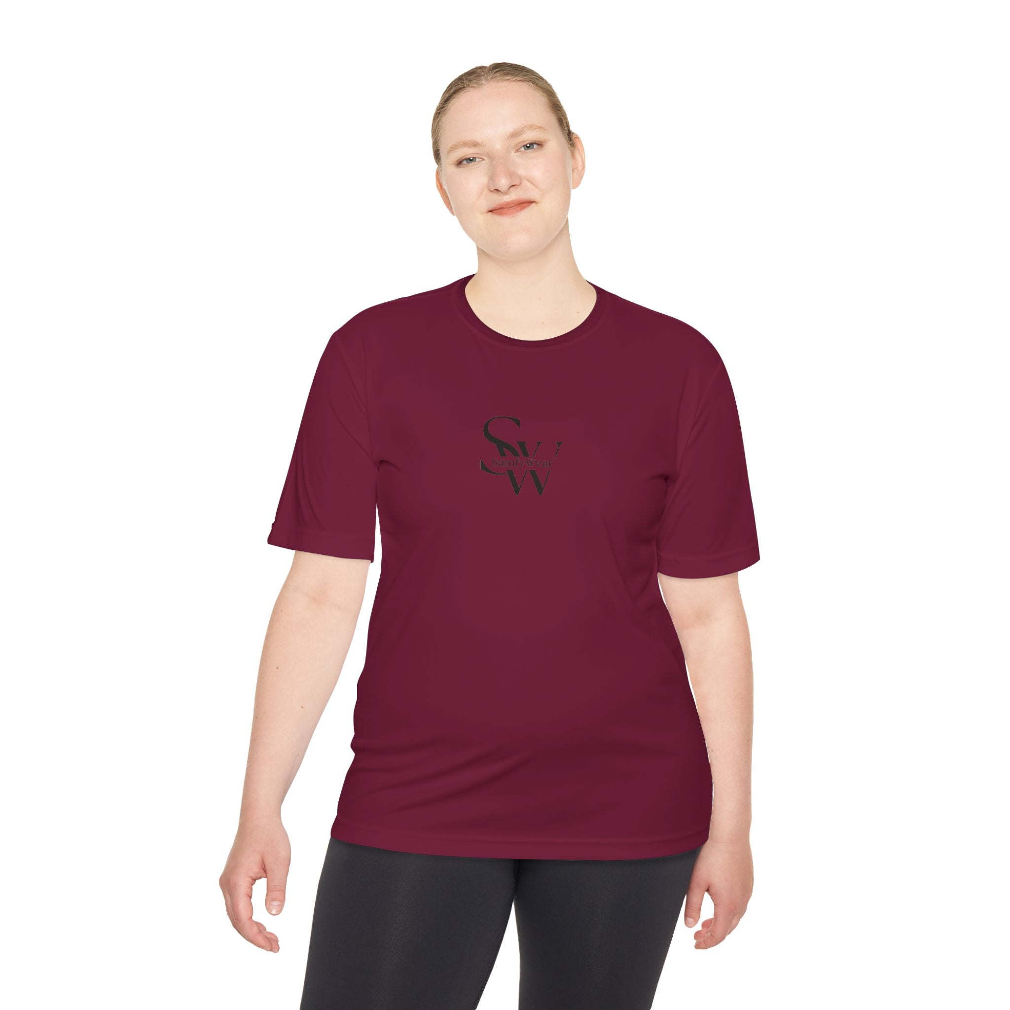 SW Logo Moisture-Wicking Tee — Minimalist Performance Shirt