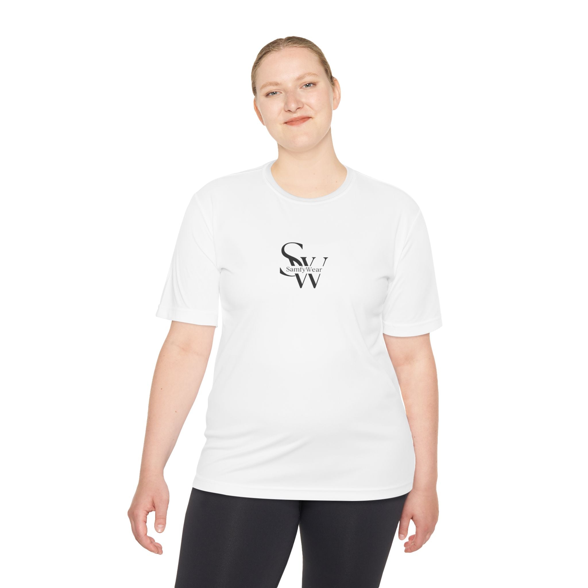 SW Logo Moisture-Wicking Tee — Minimalist Performance Shirt