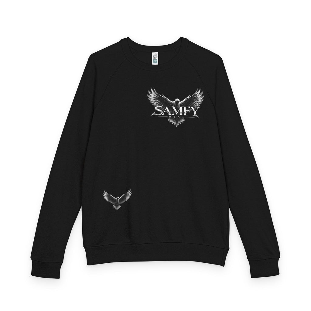 Samey Angel Wings Graphic Crewneck Sweatshirt