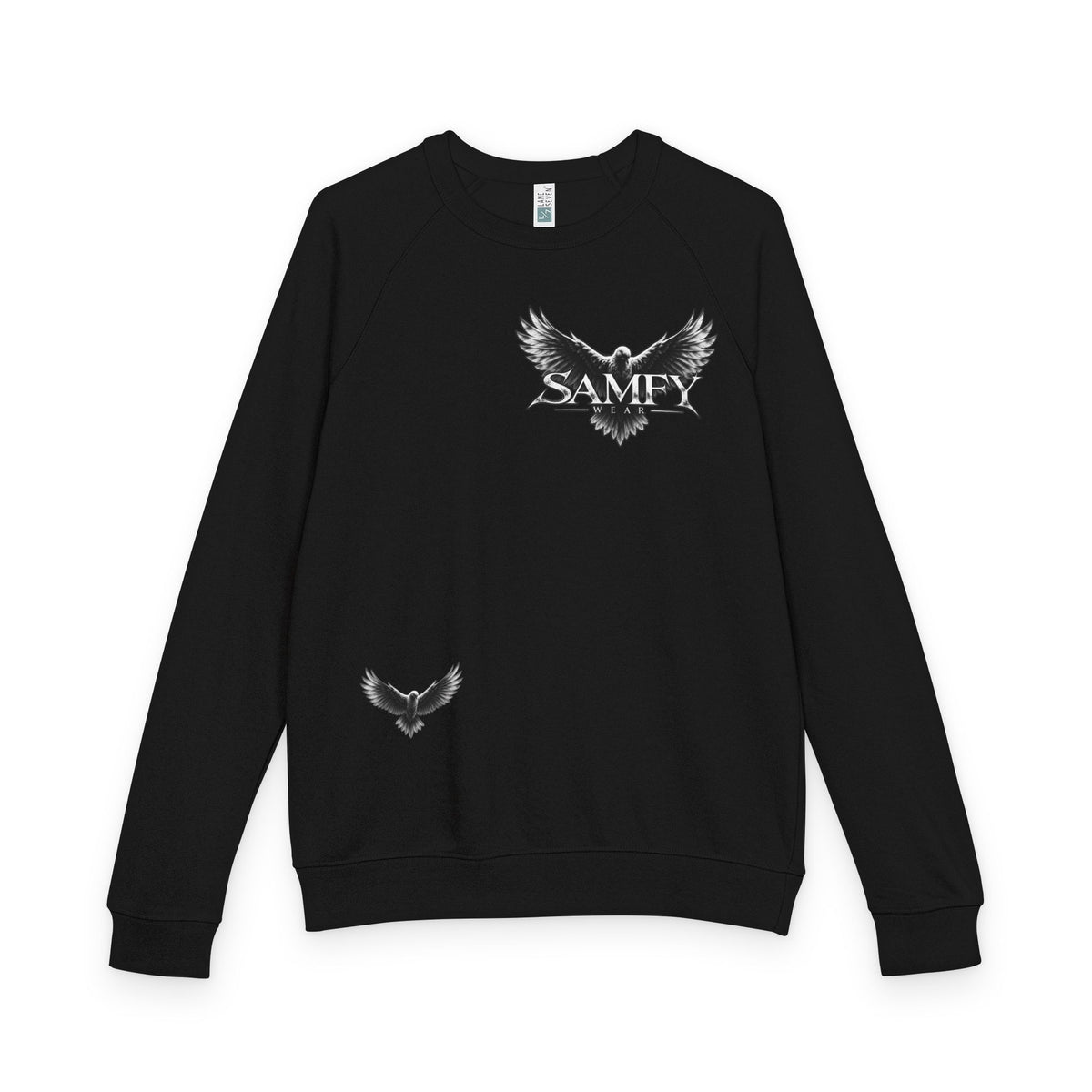 Samey Angel Wings Graphic Crewneck Sweatshirt