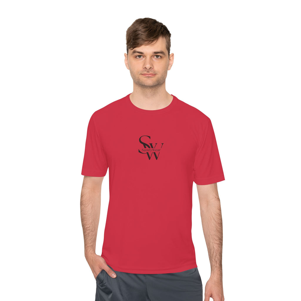 SW Logo Moisture-Wicking Tee — Minimalist Performance Shirt