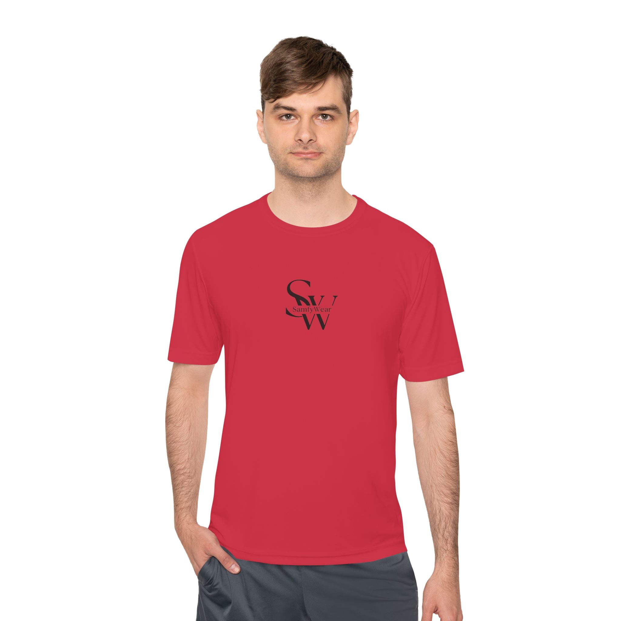 SW Logo Moisture-Wicking Tee — Minimalist Performance Shirt