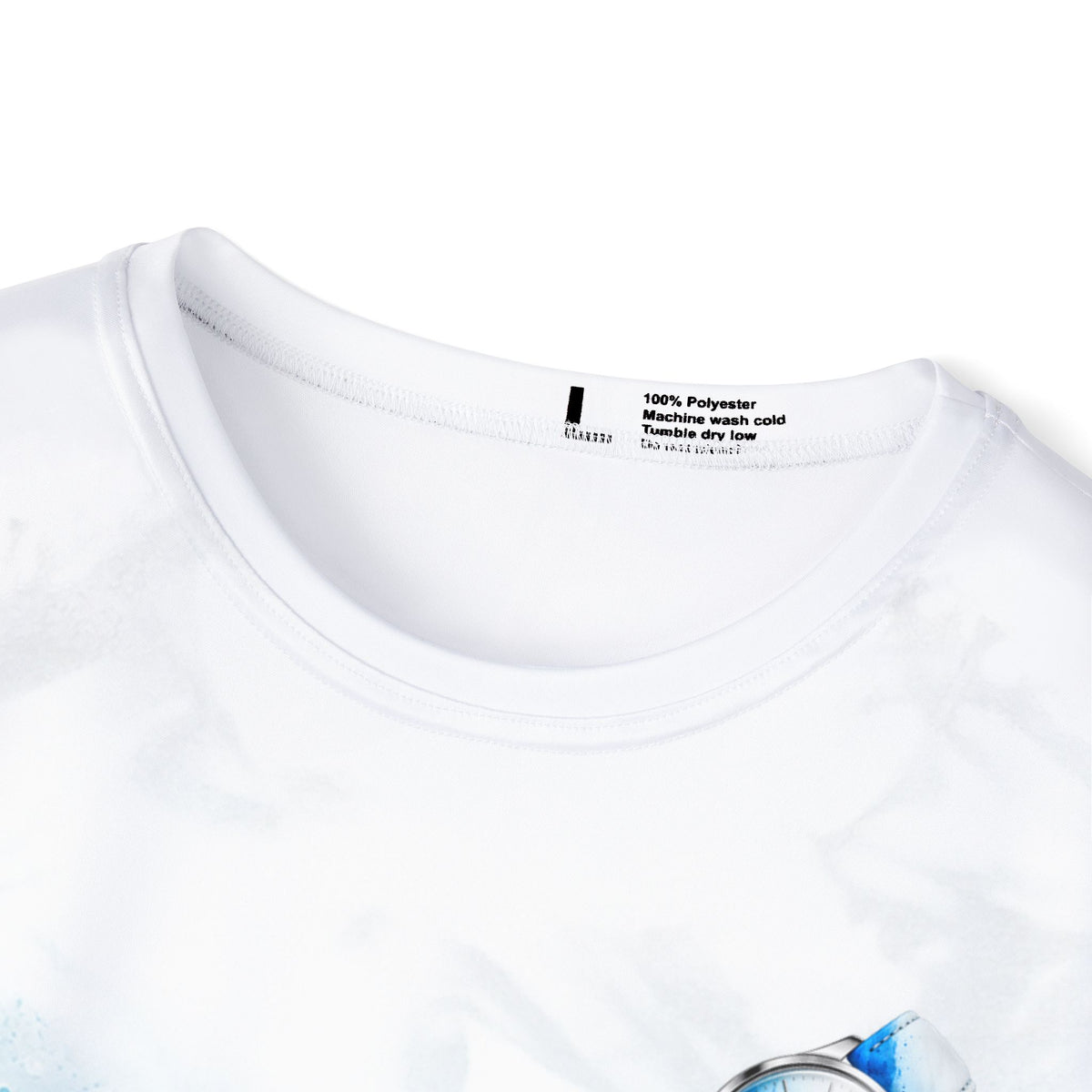 Blue Wave Sports Jersey — Men's All-Over Print Athletic Tee with Watch Graphic