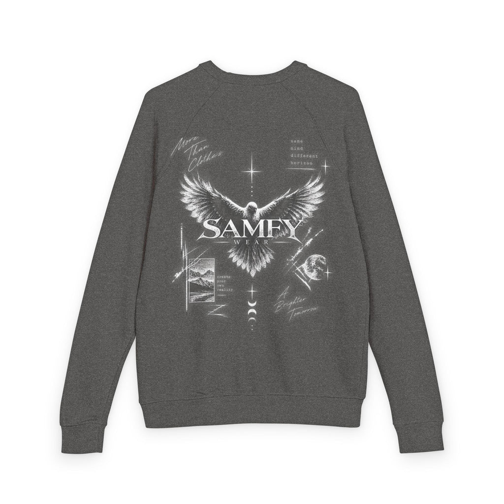 Samey Angel Wings Graphic Crewneck Sweatshirt