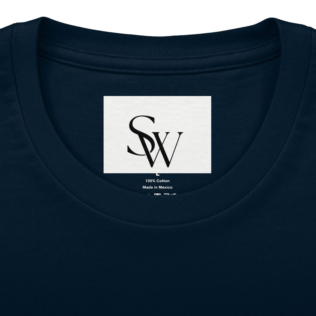 Samfy ‘Street Cred Over Credit’ Graphic Tee — Vintage Text Cotton Crew Shirt