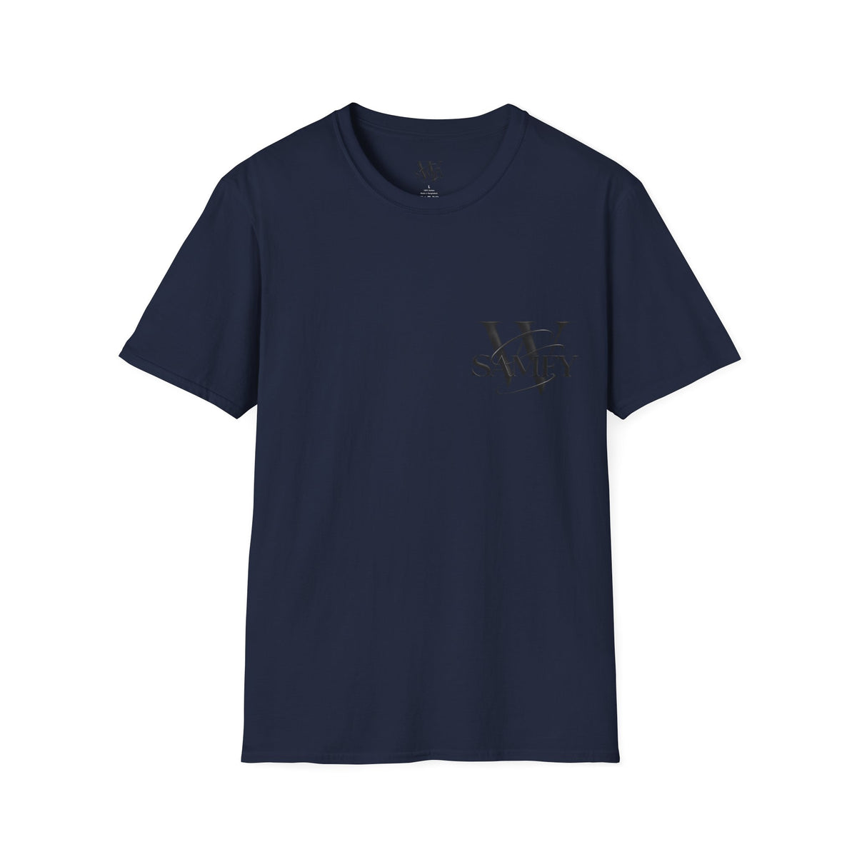 Minimal Monogram 'W' & 'SAMEY' Chest Logo T-Shirt
