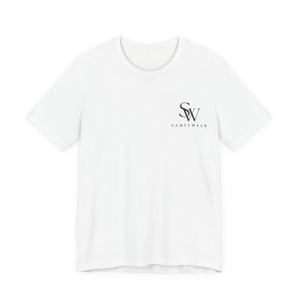 Samefywear Winged Sword Graphic Tee — "Disciplines Over Comfort" Back Print