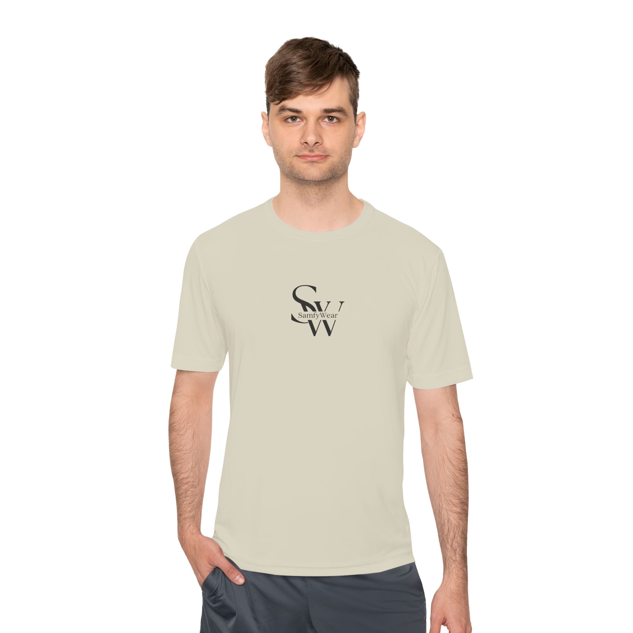 SW Logo Moisture-Wicking Tee — Minimalist Performance Shirt