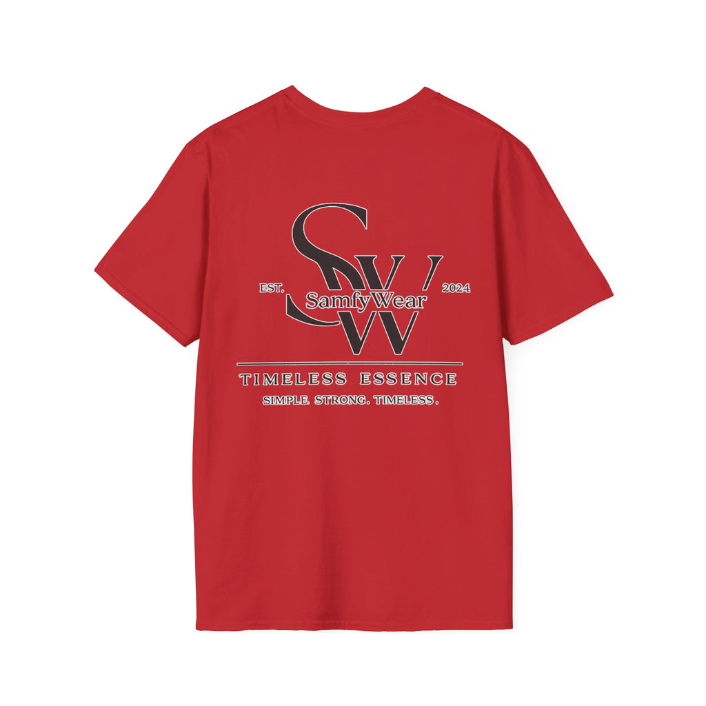 SamfyWear Minimal Logo T‑Shirt — Classic Monogram Tee