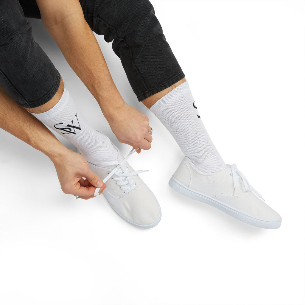 Monogram Sublimation Socks — Personalized AS Initial Crew Socks