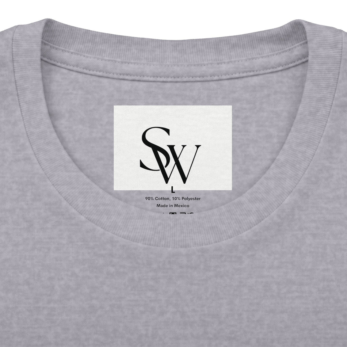 Samfy ‘Street Cred Over Credit’ Graphic Tee — Vintage Text Cotton Crew Shirt