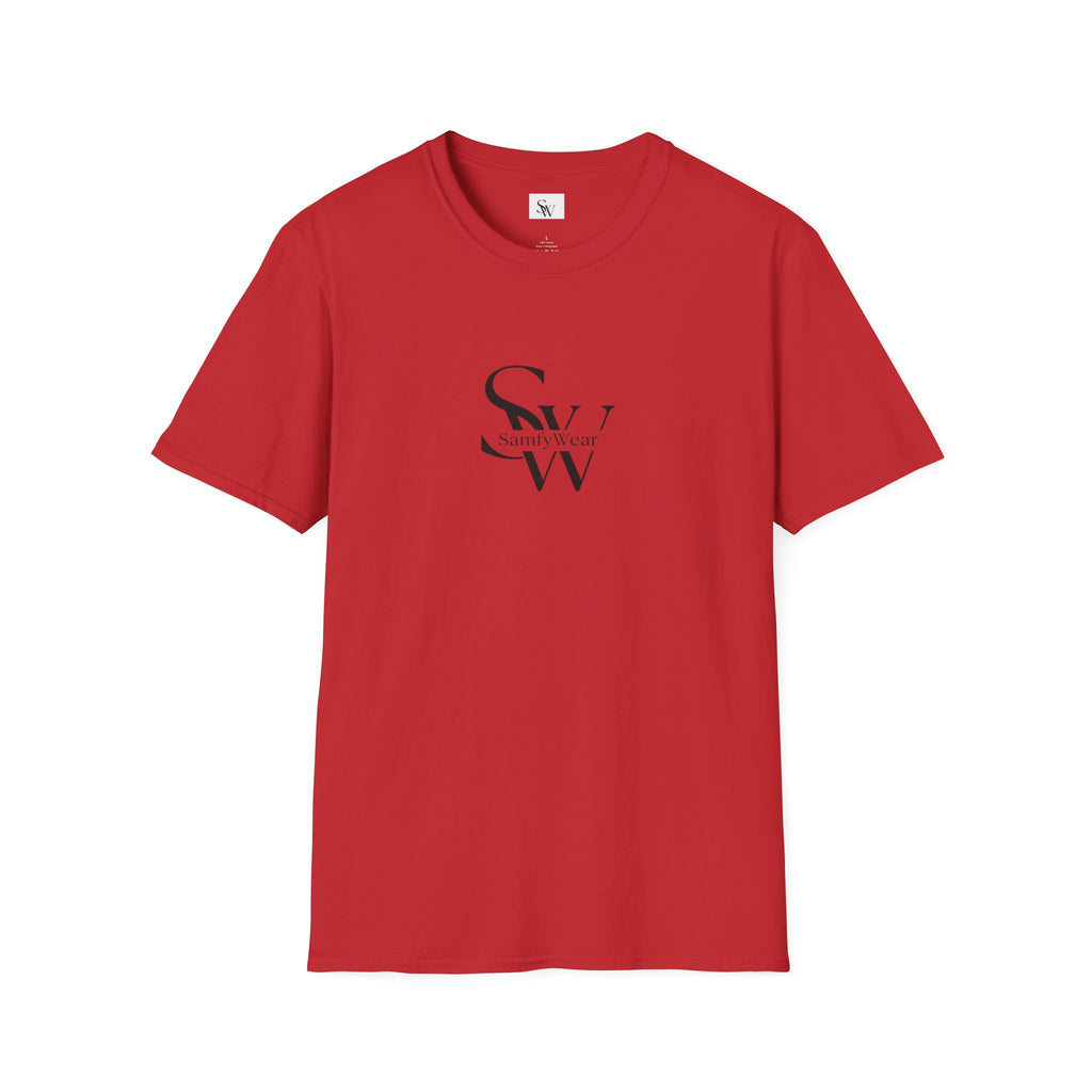 SamfyWear Minimal Logo T‑Shirt — Classic Monogram Tee