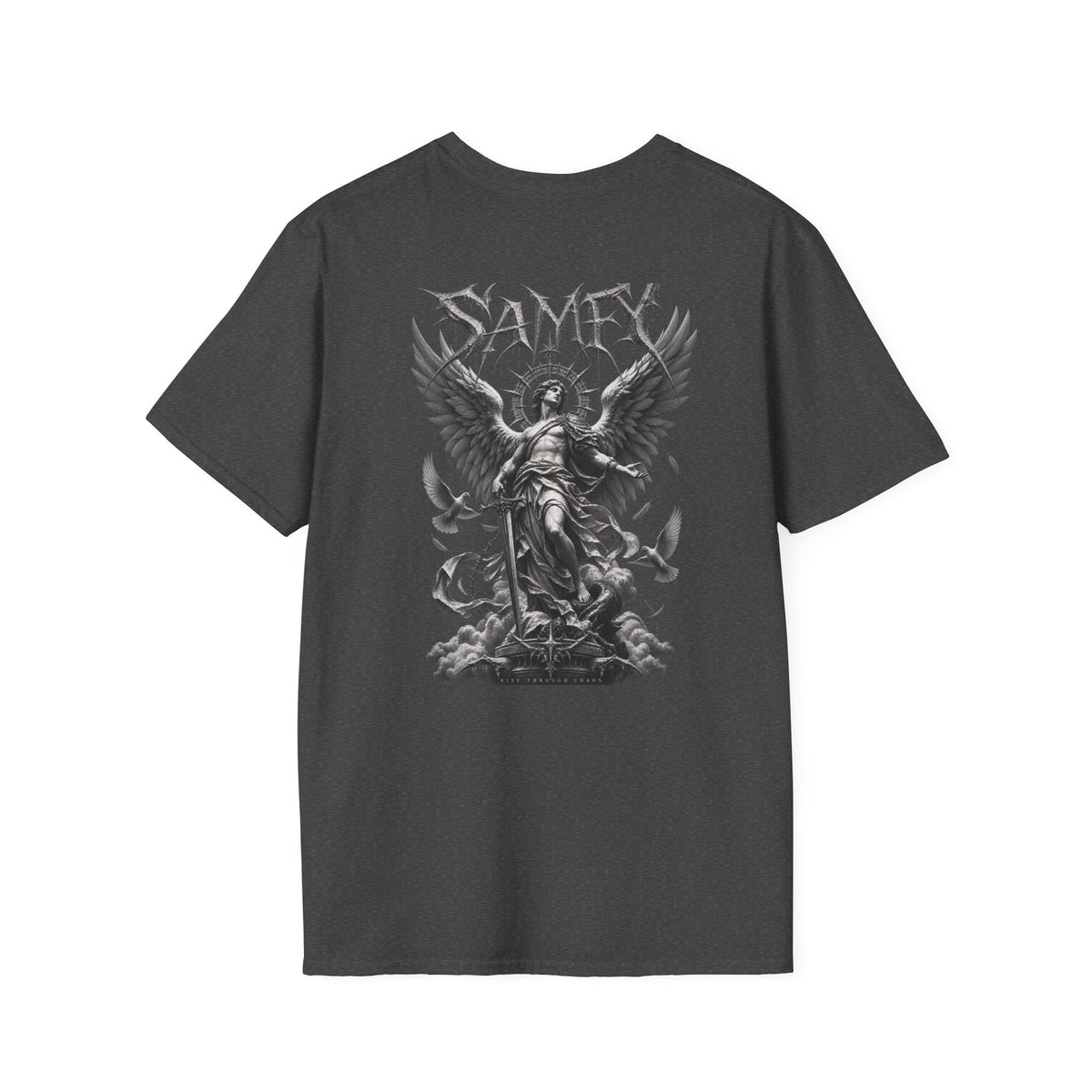 Sanity Wear Gothic Logo T‑Shirt — Edgy Streetwear Graphic Tee