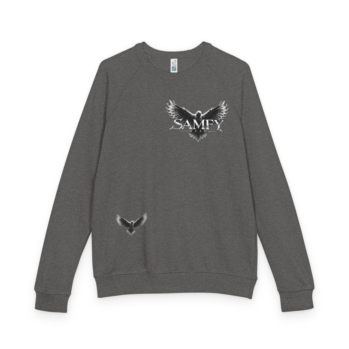 Samey Angel Wings Graphic Crewneck Sweatshirt