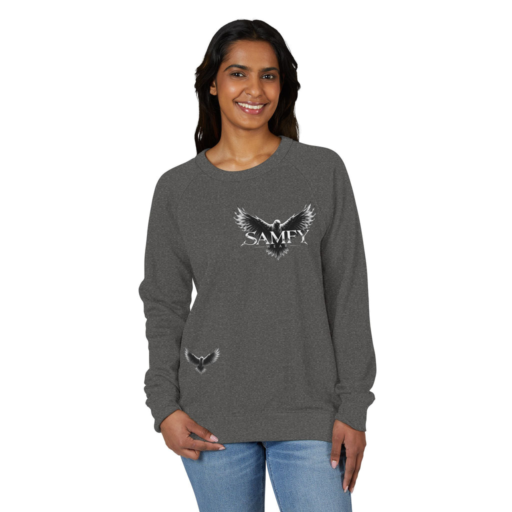 Samey Angel Wings Graphic Crewneck Sweatshirt