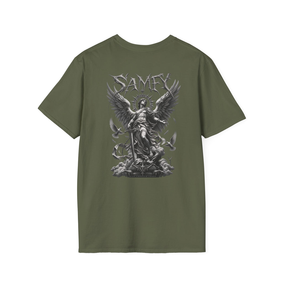 Sanity Wear Gothic Logo T‑Shirt — Edgy Streetwear Graphic Tee
