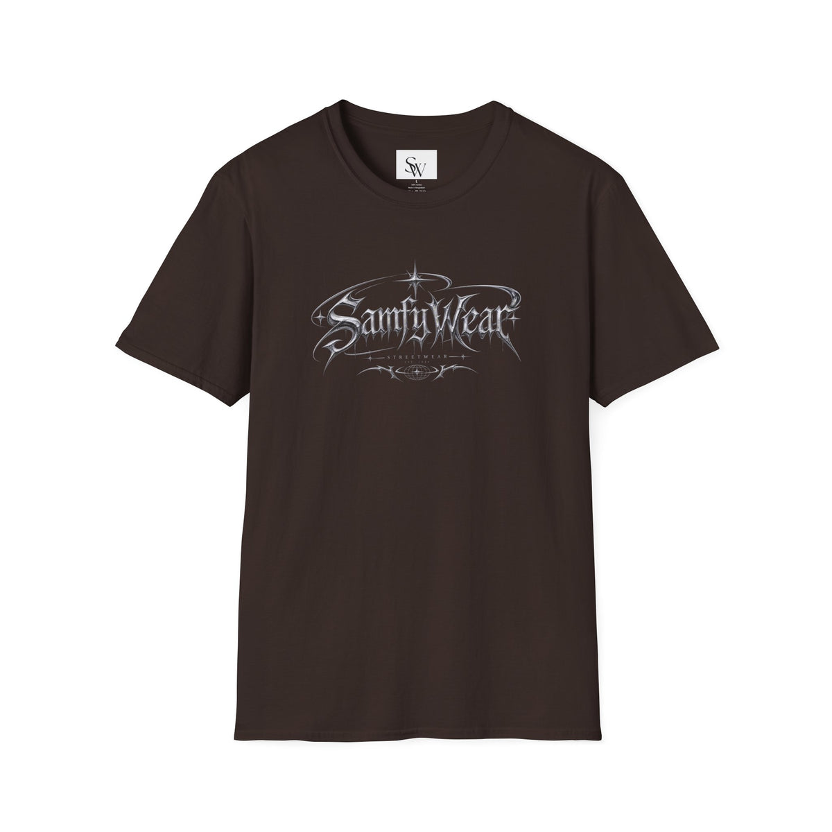Sanity Wear Gothic Logo T‑Shirt — Edgy Streetwear Graphic Tee