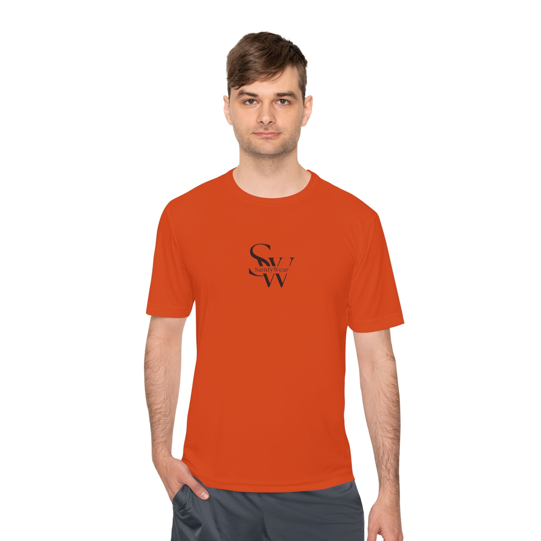 SW Logo Moisture-Wicking Tee — Minimalist Performance Shirt