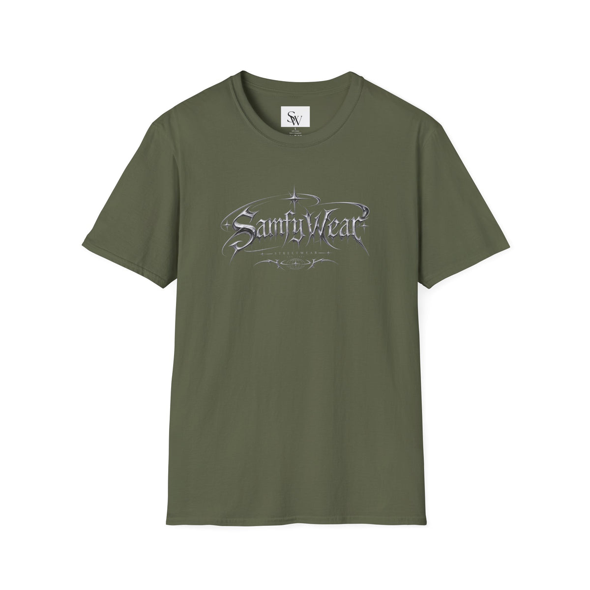 Sanity Wear Gothic Logo T‑Shirt — Edgy Streetwear Graphic Tee