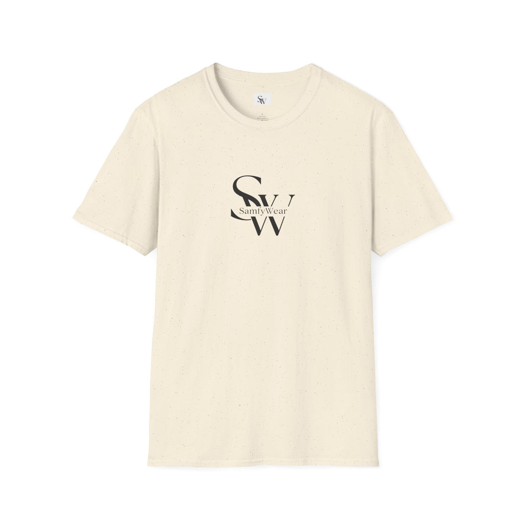 SamfyWear Minimal Logo T‑Shirt — Classic Monogram Tee