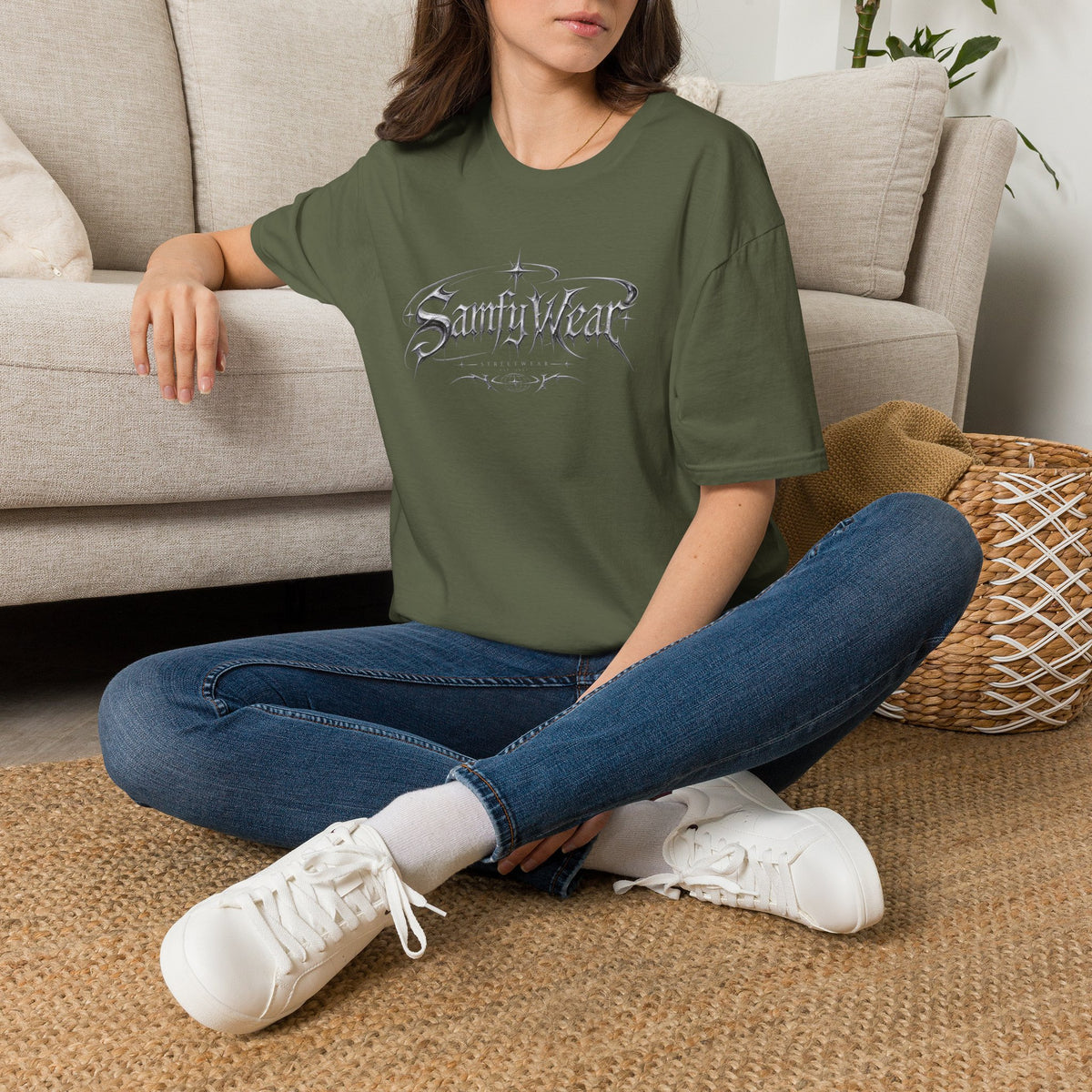 Sanity Wear Gothic Logo T‑Shirt — Edgy Streetwear Graphic Tee