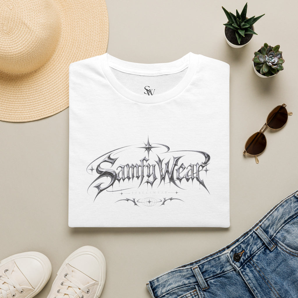Sanity Wear Gothic Logo T‑Shirt — Edgy Streetwear Graphic Tee