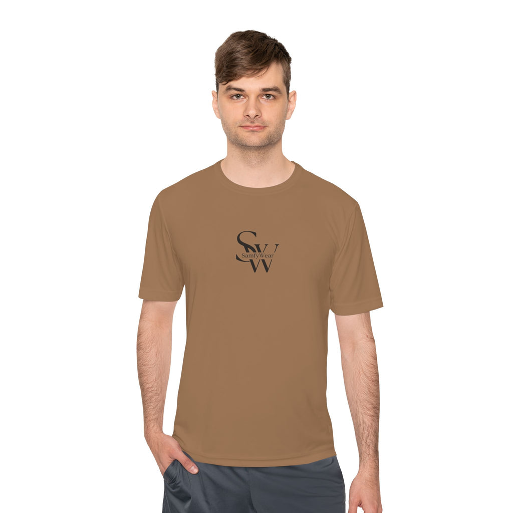 SW Logo Moisture-Wicking Tee — Minimalist Performance Shirt