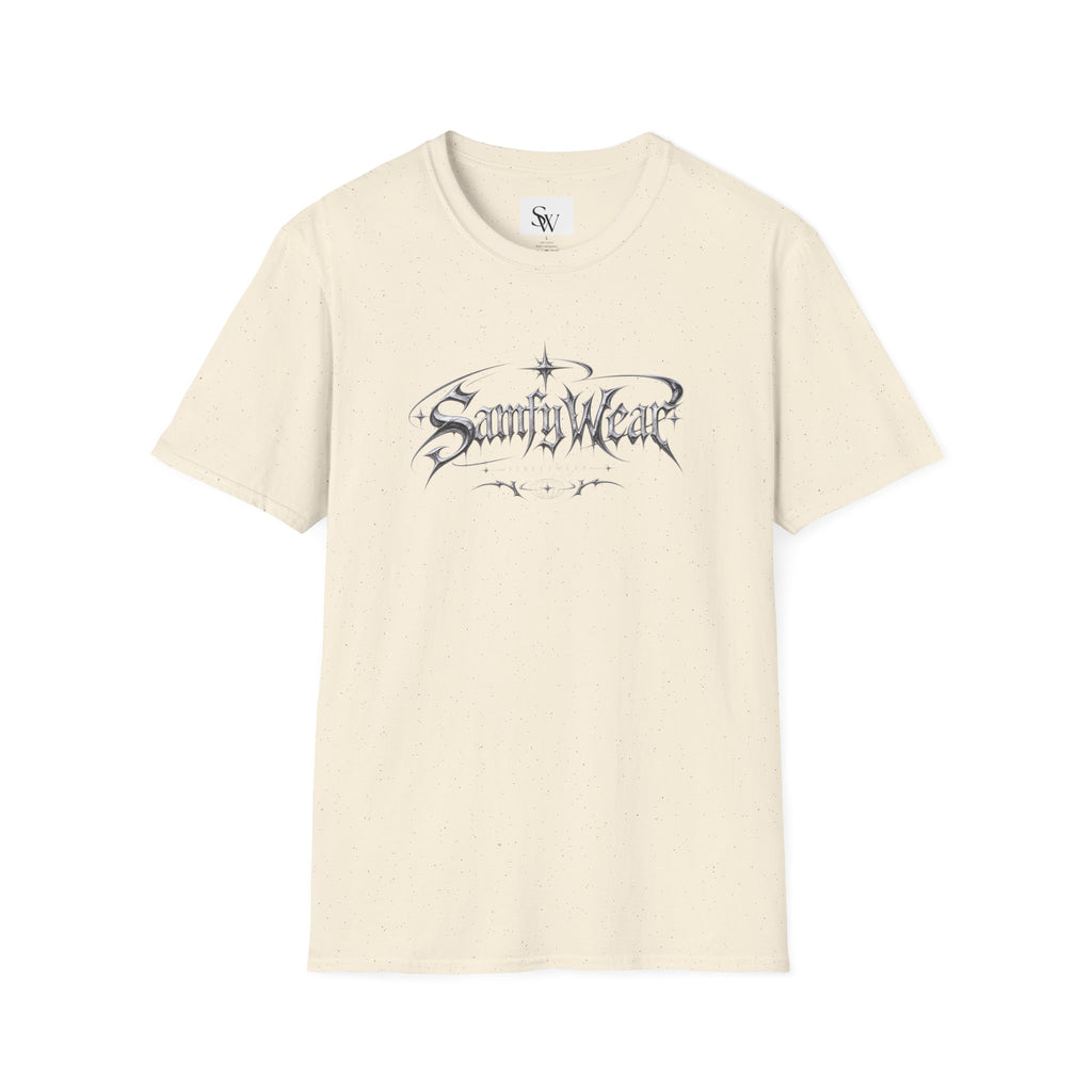 Sanity Wear Gothic Logo T‑Shirt — Edgy Streetwear Graphic Tee