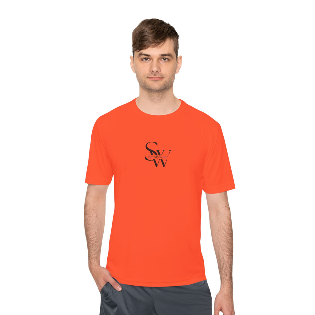 SW Logo Moisture-Wicking Tee — Minimalist Performance Shirt