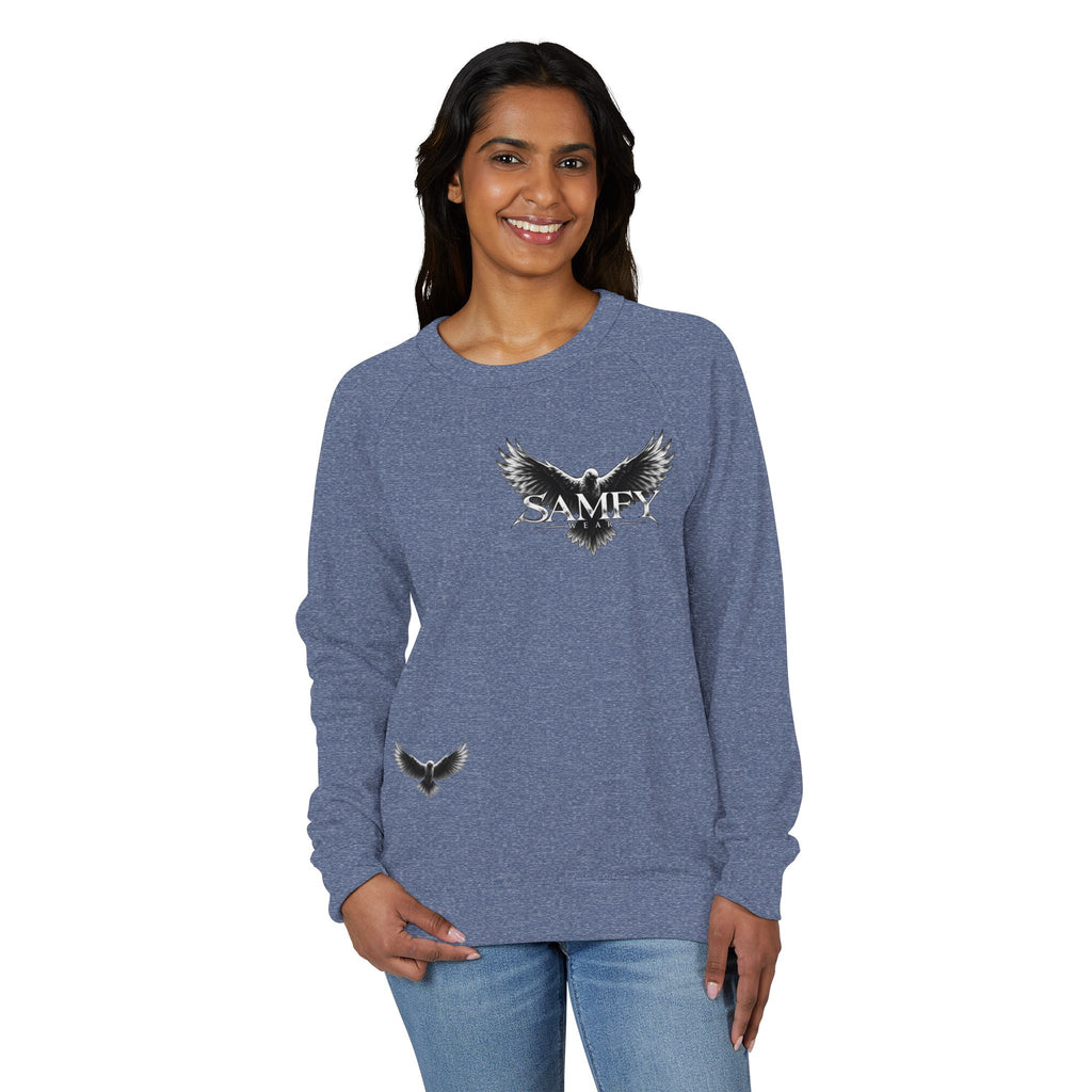 Samey Angel Wings Graphic Crewneck Sweatshirt