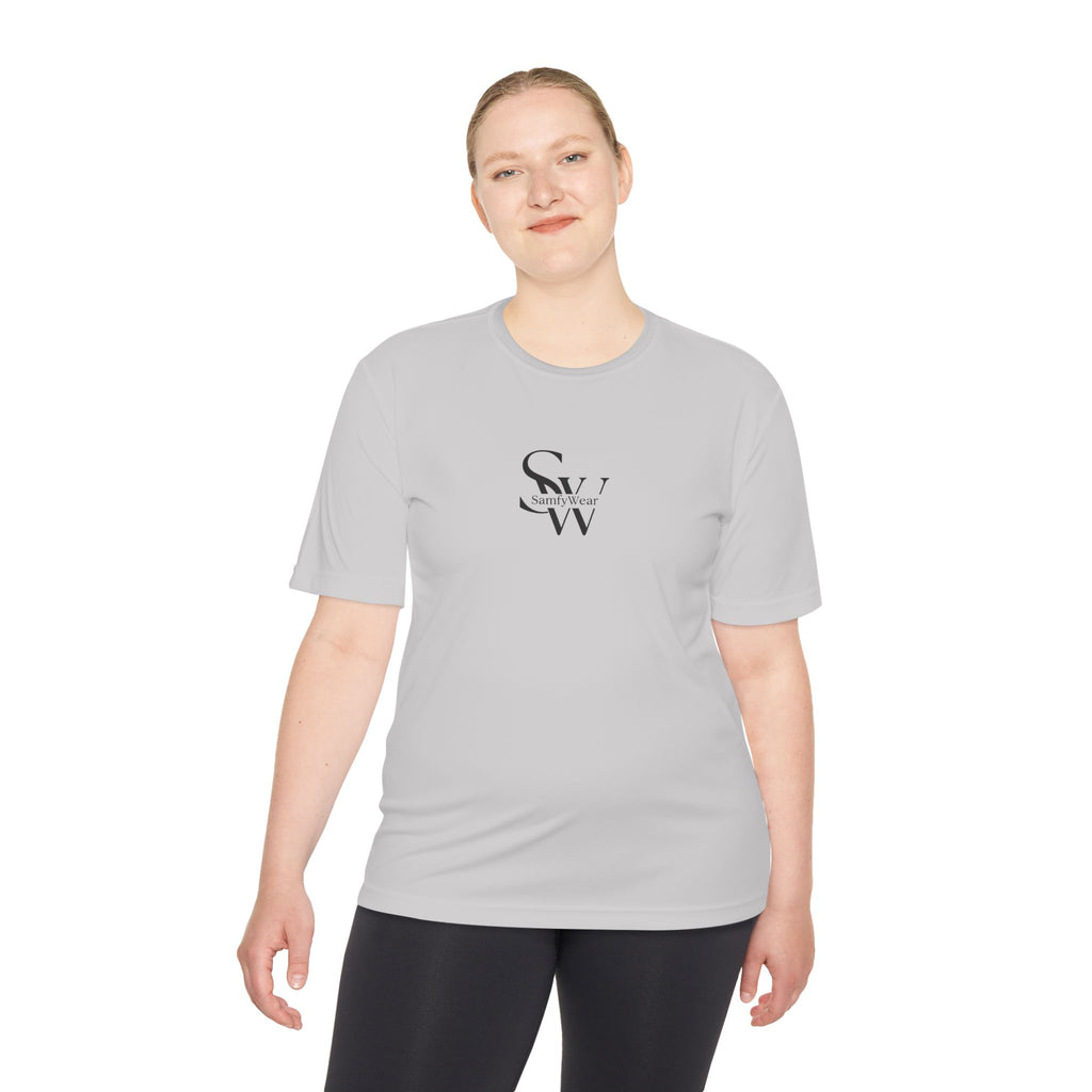 SW Logo Moisture-Wicking Tee — Minimalist Performance Shirt