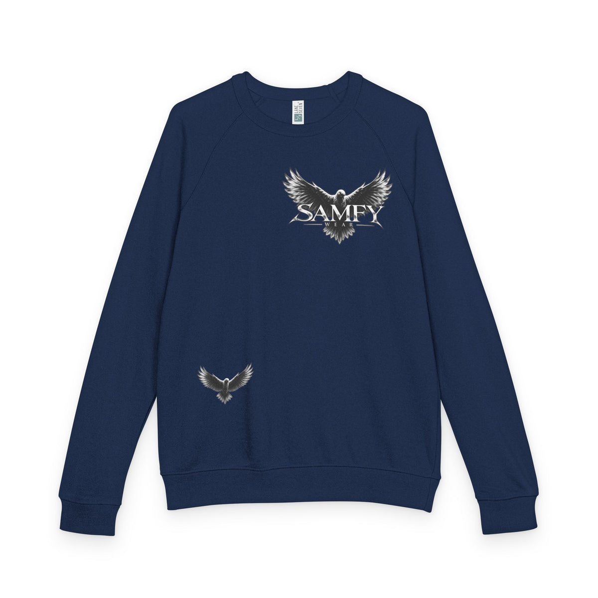 Samey Angel Wings Graphic Crewneck Sweatshirt