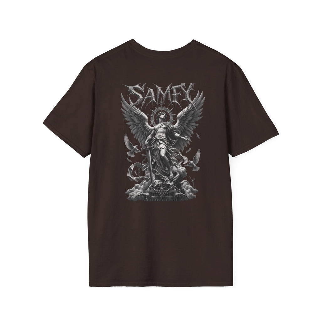 Sanity Wear Gothic Logo T‑Shirt — Edgy Streetwear Graphic Tee