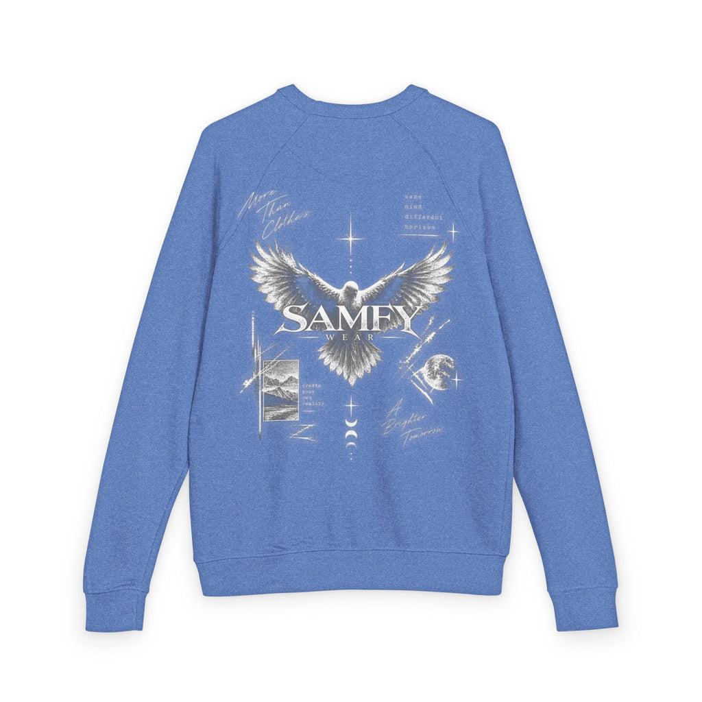 Samey Angel Wings Graphic Crewneck Sweatshirt
