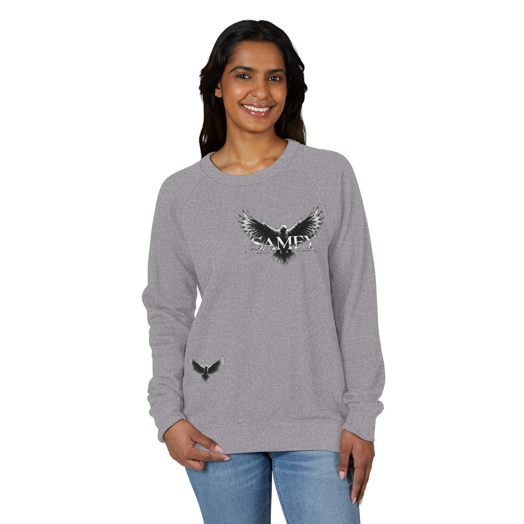 Samey Angel Wings Graphic Crewneck Sweatshirt