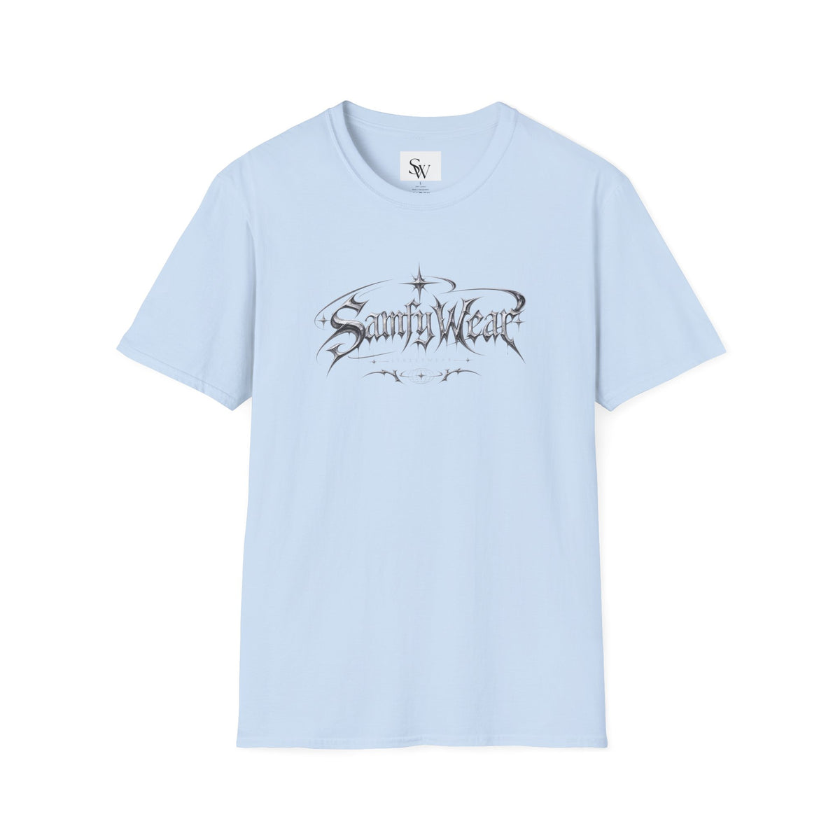 Sanity Wear Gothic Logo T‑Shirt — Edgy Streetwear Graphic Tee