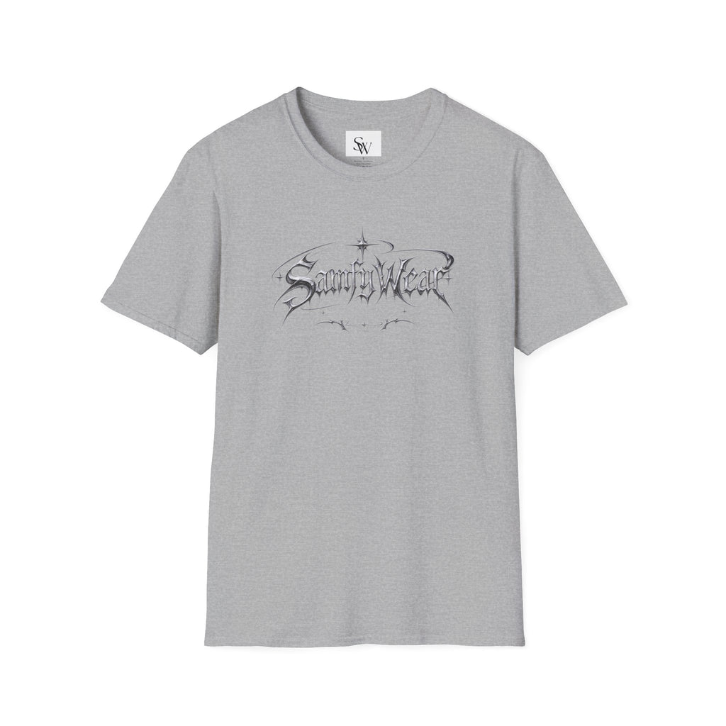 Sanity Wear Gothic Logo T‑Shirt — Edgy Streetwear Graphic Tee