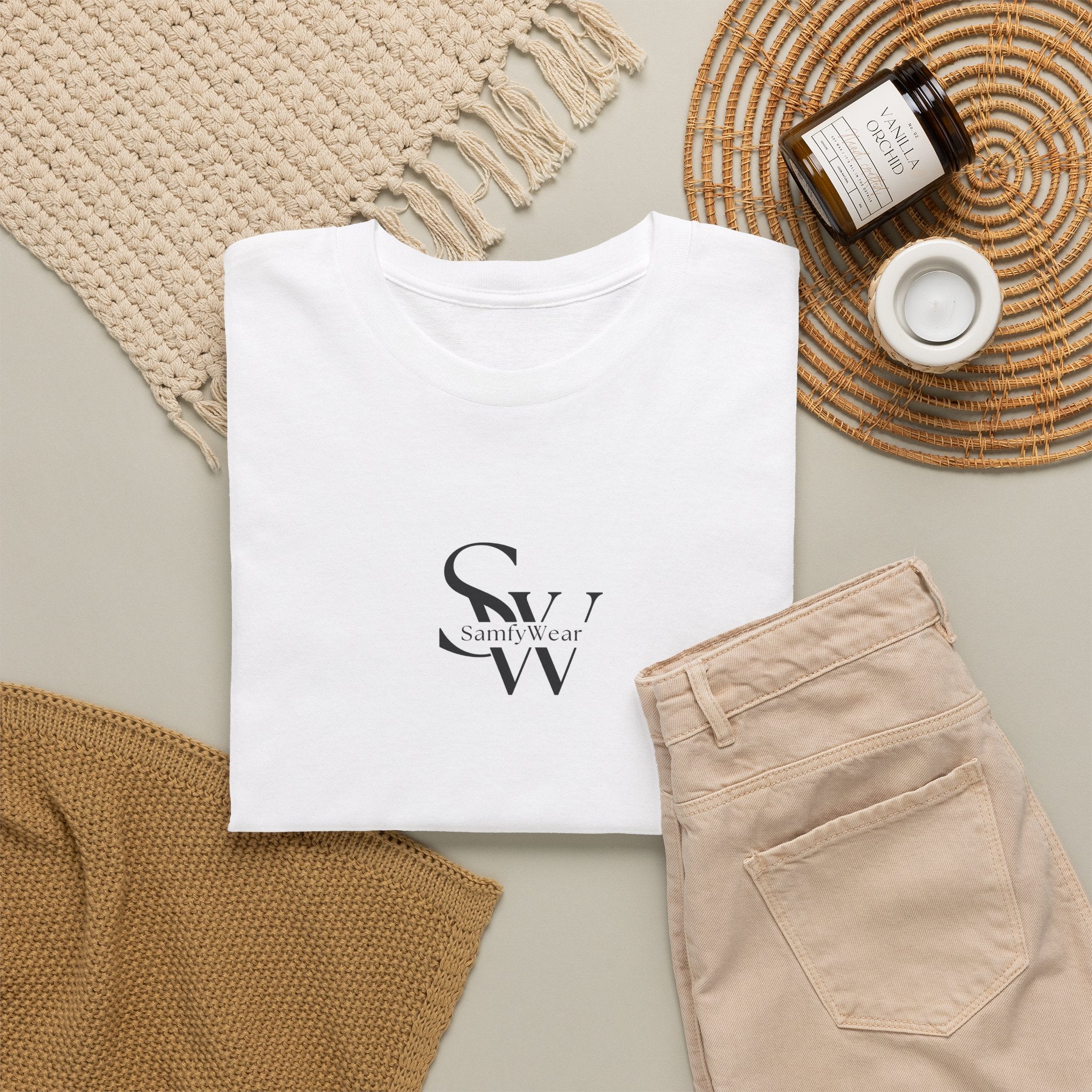 Logo Tee — Minimal SVW Monogram Chest Print