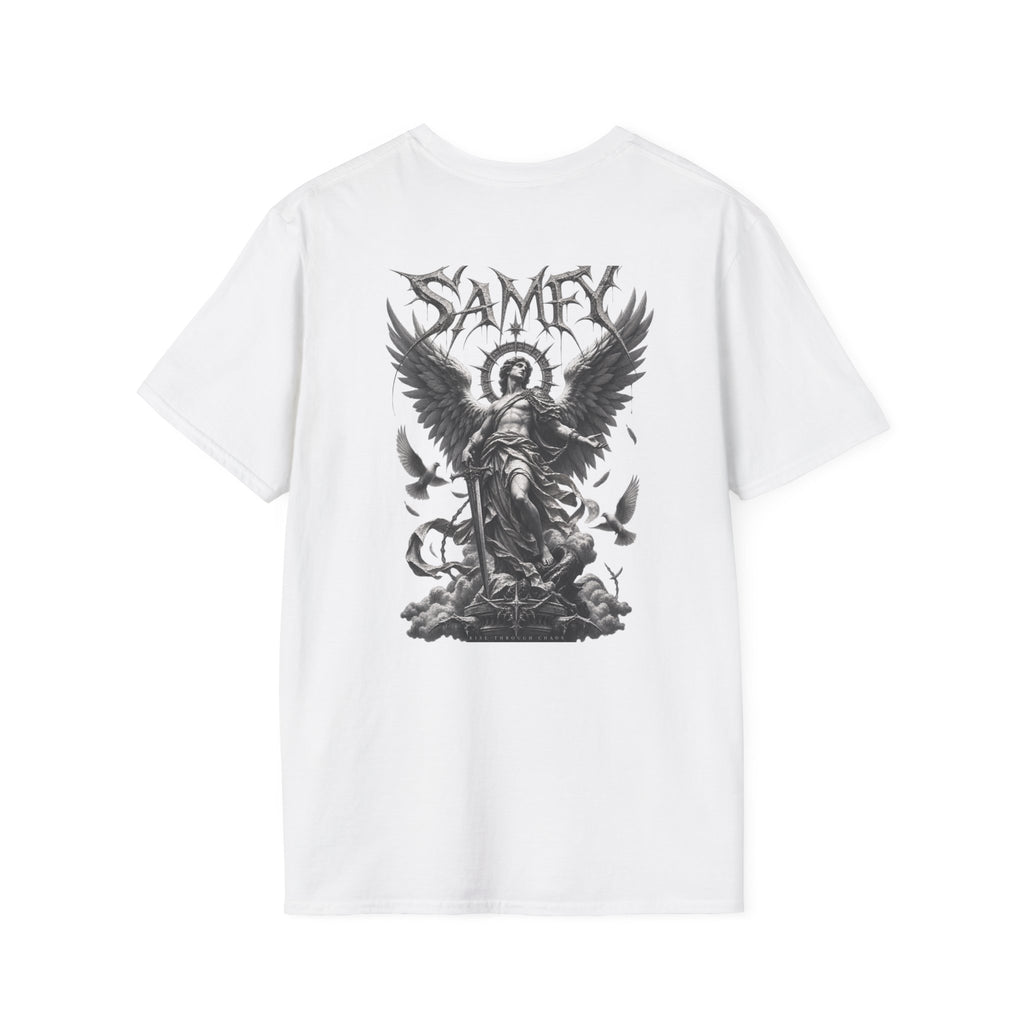 Sanity Wear Gothic Logo T‑Shirt — Edgy Streetwear Graphic Tee